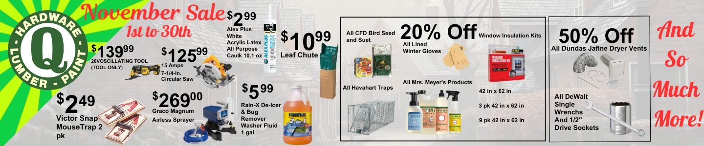 November Sale Banner